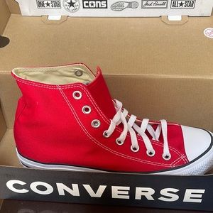 Red High Top Converse - Brand New In Box